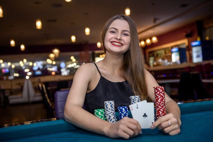Live dealer at Casino Hold'em table on buaya138 login